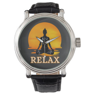 Uppmjukning av Yoga Sunset Meditation Armbandsur