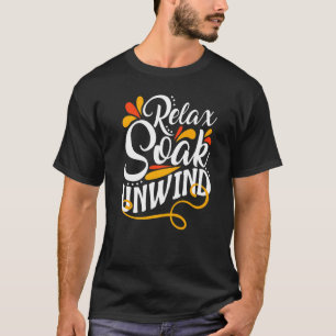 Uppmjukning Bathtub Sol Bathing Slappna av Soak Un T Shirt