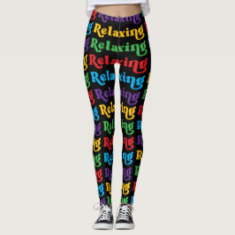 Uppmjukning, flera färg, Retro Leggings