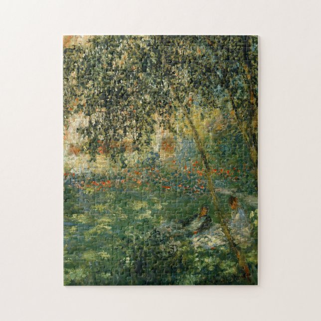 Uppmjukning i Garden Argenteuil Monet Fine Art Pussel (Vertikal)