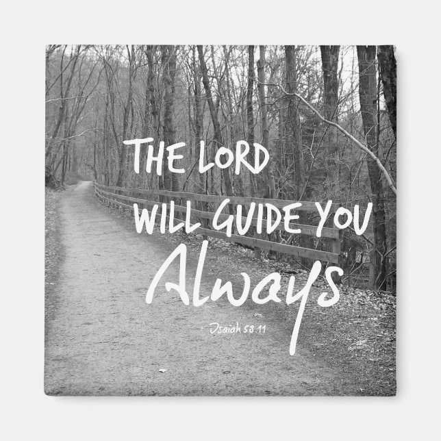 Uppmuntra bibel Verse Magnet (Framsidan)