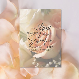 Uppmuntra Bible Verse Psalm 27:1 Kort