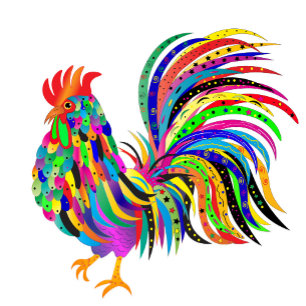 Uppmuntra Bright Abstrakt Tupp Kaleidoscope Kort