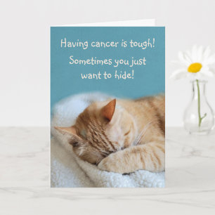 Uppmuntra cancer Modiga Kattunge att komma bra Kort