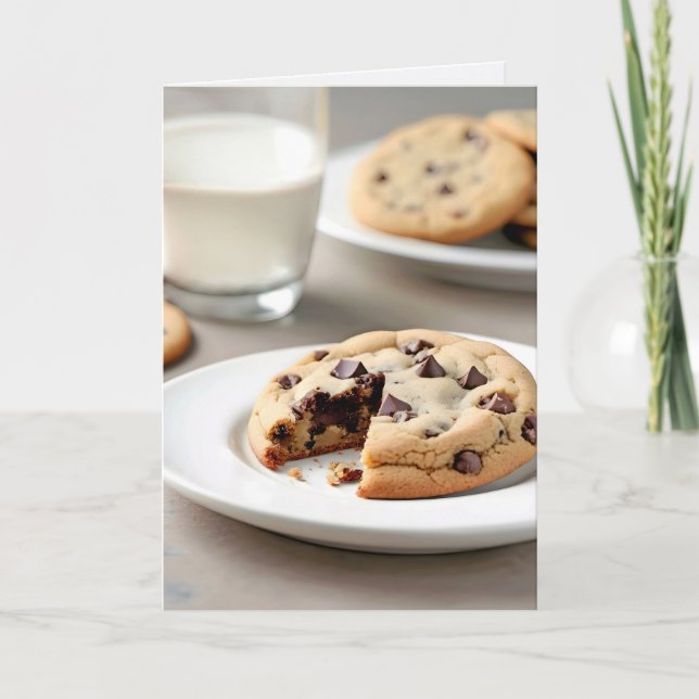 Uppmuntra choklad Chip Cookies Kort (Framsida)