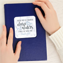 Uppmuntra Christian ✝️ Bible Verse Deep Vatten