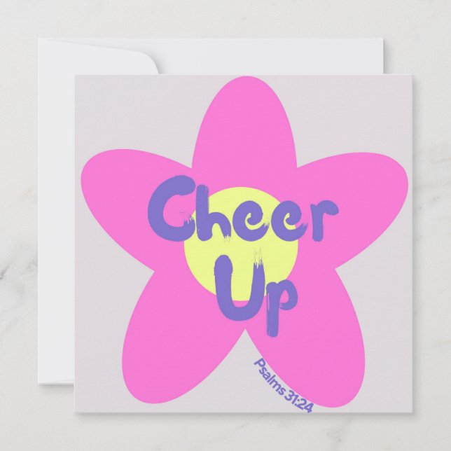 Uppmuntra Christian Condolences Card Julkort (Framsida)