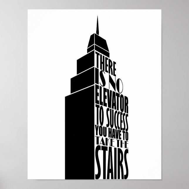 Uppmuntra citat design poster (Framsidan)