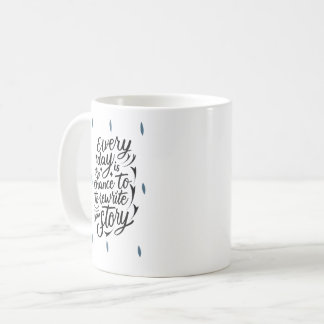 Uppmuntra dig att tro på din egen meddelandedesign kaffemugg