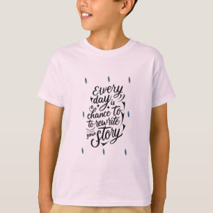 Uppmuntra dig att tro på din egen meddelandedesign t shirt
