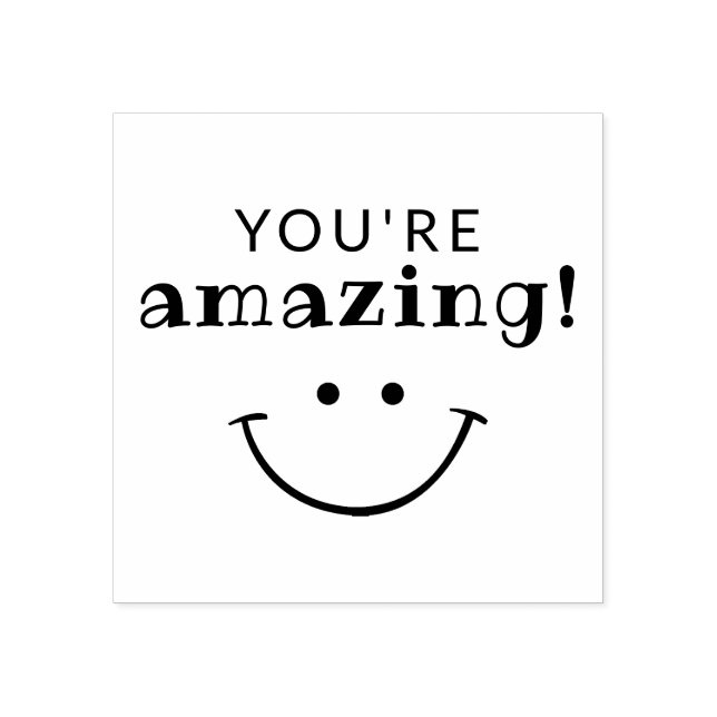 Uppmuntra dig som Fantastisk Lärare Stämpel (Tryck)