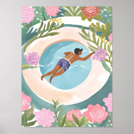 Uppmuntra en simma poster