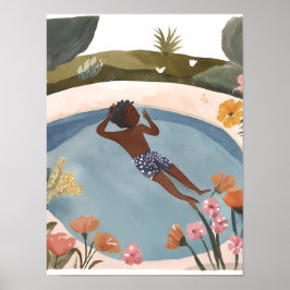 Uppmuntra en simma poster