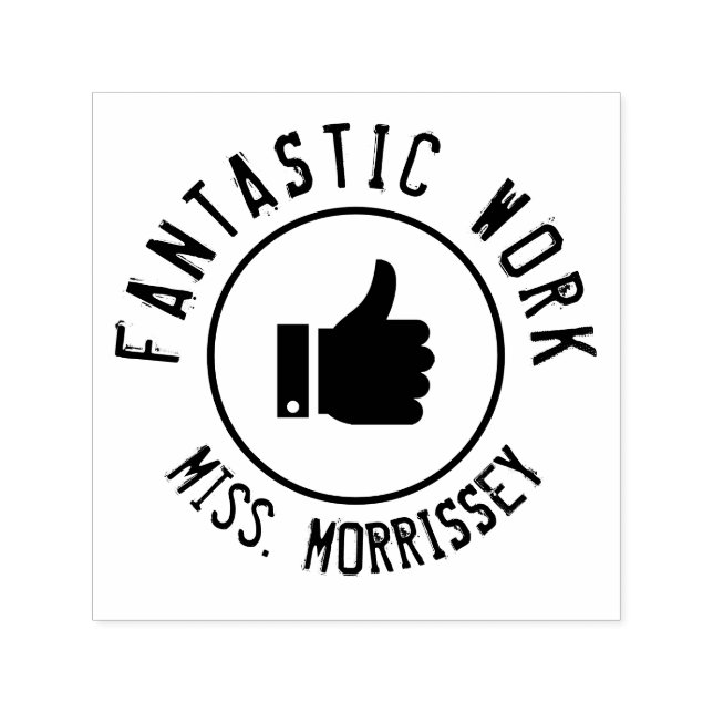 Uppmuntra fantastiska arbetslärare självfärgande stämpel (Design)