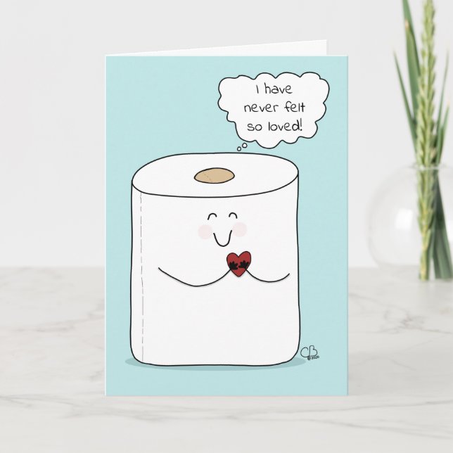 Uppmuntra Humor, Covid 19 Virus, Toilet Papprare Kort (Framsida)