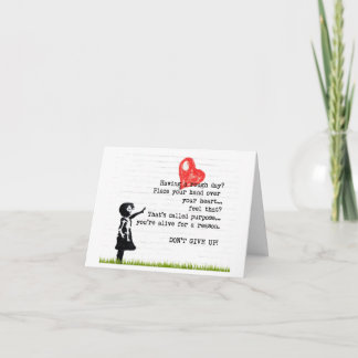 Uppmuntra inte citattecken för Ge Kort