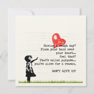 Uppmuntra inte psykisk hälsa med Ge uppåt Kort