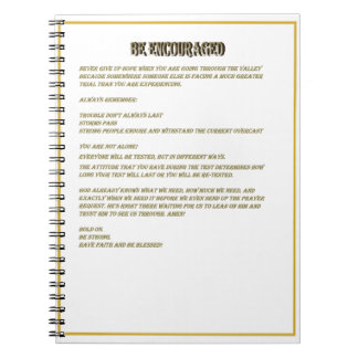 Uppmuntra Journal Anteckningsbok