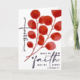 Uppmuntra mig att "gå vid Faith" Kort