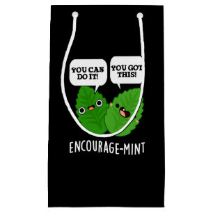 Uppmuntra mint Positive Mint Pun Mörk BG