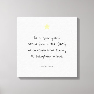 Uppmuntra Motivational Faith Bible Verse Quote Canvastryck