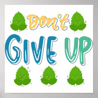 Uppmuntra mynning poster