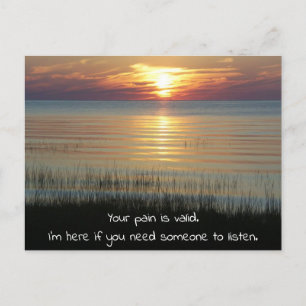 Uppmuntra någon som är sjuk vykort