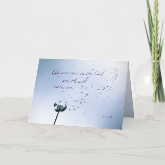 Uppmuntra och stödja religiösa, Dandelion Kort (Framsida)