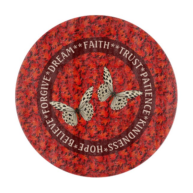 Uppmuntra Ord Höst löv inspiration (Framsidan)