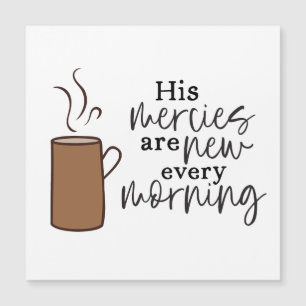 Uppmuntra religiösa Bible Verse Coffee Magnet