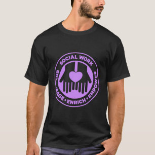 Uppmuntra Social-arbetsmånadsgåva för Social W T Shirt