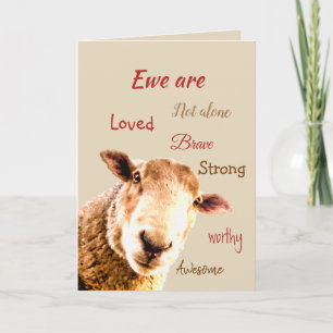 Uppmuntra supporttfunny att komma snart tack kort