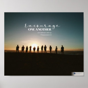 Uppmuntra varandra (1 Thessaloniki 5:11) Poster