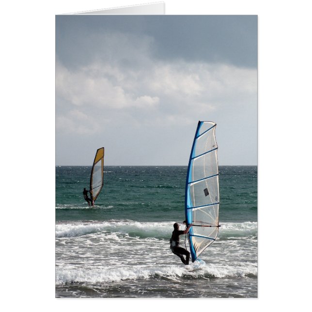 Uppmuntra vinden hälsningskort (Framsidan)