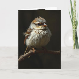 Uppmuntran att höja citatet om Hope Cute Bird Kort