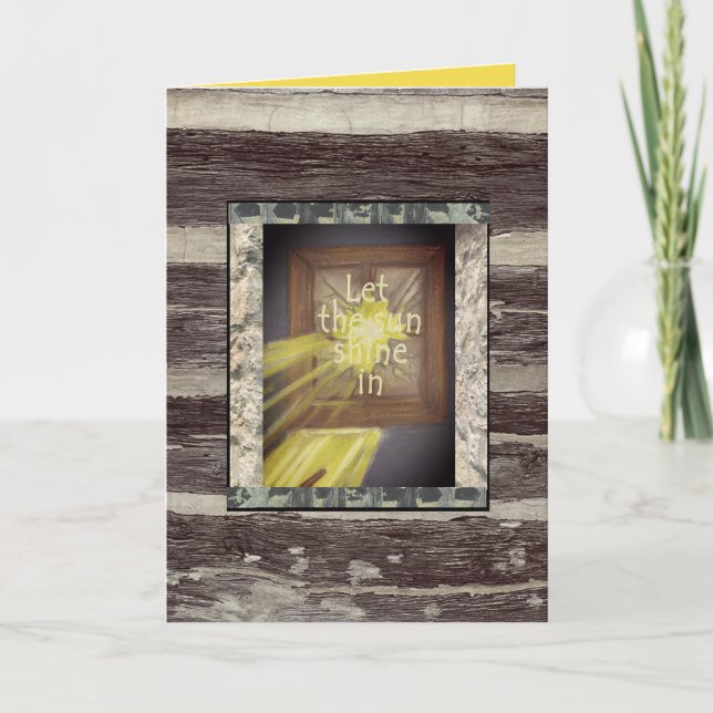 Uppmuntran av kabinfeber kort (Framsida)