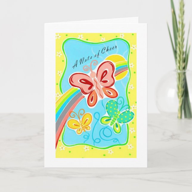 Uppmuntran-En noterar av jubelkort Kort (Framsida)