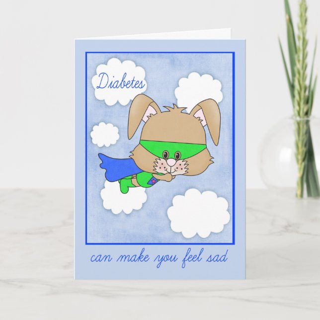 Uppmuntran för barn med sockersjuka kort (Framsida)