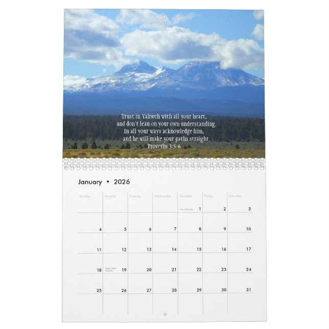 Uppmuntran från skaparen kalender (Jan 2026)