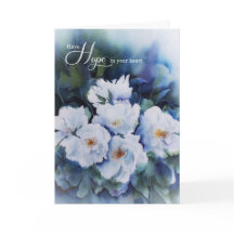 Uppmuntran har hopp i din hjärtinblåa Blommigt