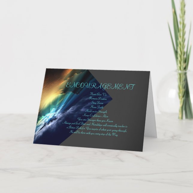 uppmuntran kort (Framsida)