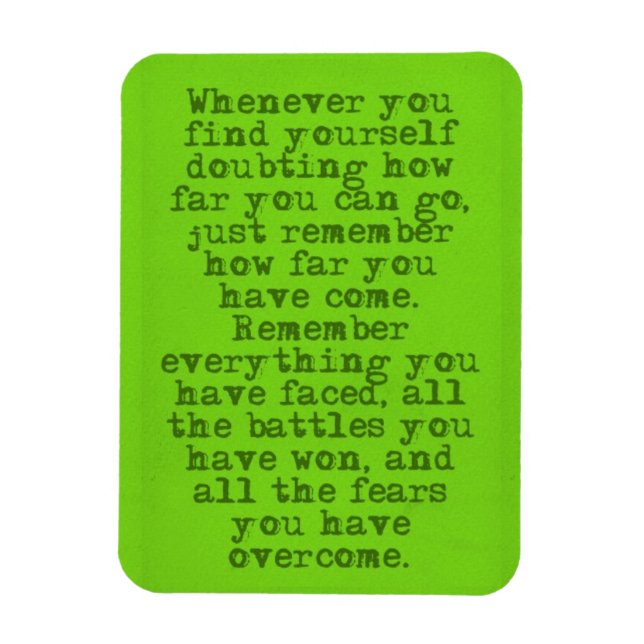 UPPMUNTRAN KRÄVER HUR LÅNGT DU HAR KOM MOTIVATIO MAGNET (Vertikal)