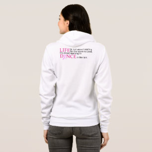 Uppmuntran uttrycker bröstcancermedvetenhethoodie tee