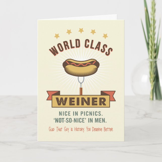 Uppmuntran, World Class Weiner Kort (Framsida)