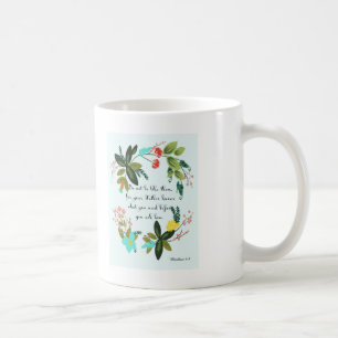 Uppmuntranbibeln Verses konst - den Matthew 6:8 Kaffemugg