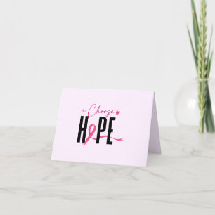 uppmuntrande cancerkort i hopp tack kort
