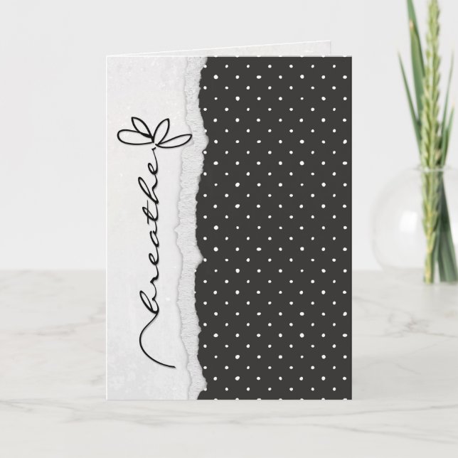 uppmuntrande daisy blomma kort (Framsida)