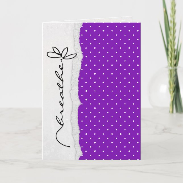 uppmuntrande daisy blomma kort (Framsida)