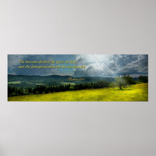 Uppmuntrande - Evig förhoppning - Psaltaren 19:1 Poster
