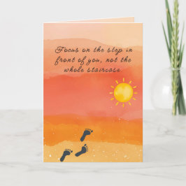 Uppmuntrande och stöd kort